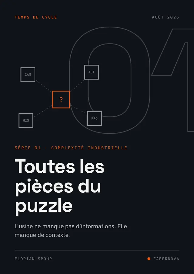 Couverture de Temps de cycle n° 01 — Toutes les pièces du puzzle